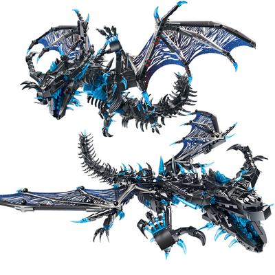 2025 Креативный Warcraft Синдрагоса Конструктор Ниндзя Летающий Дракон Модель Кирпичики Атака Огненного Дракона Игрушки Дети Для Подарочного Набора