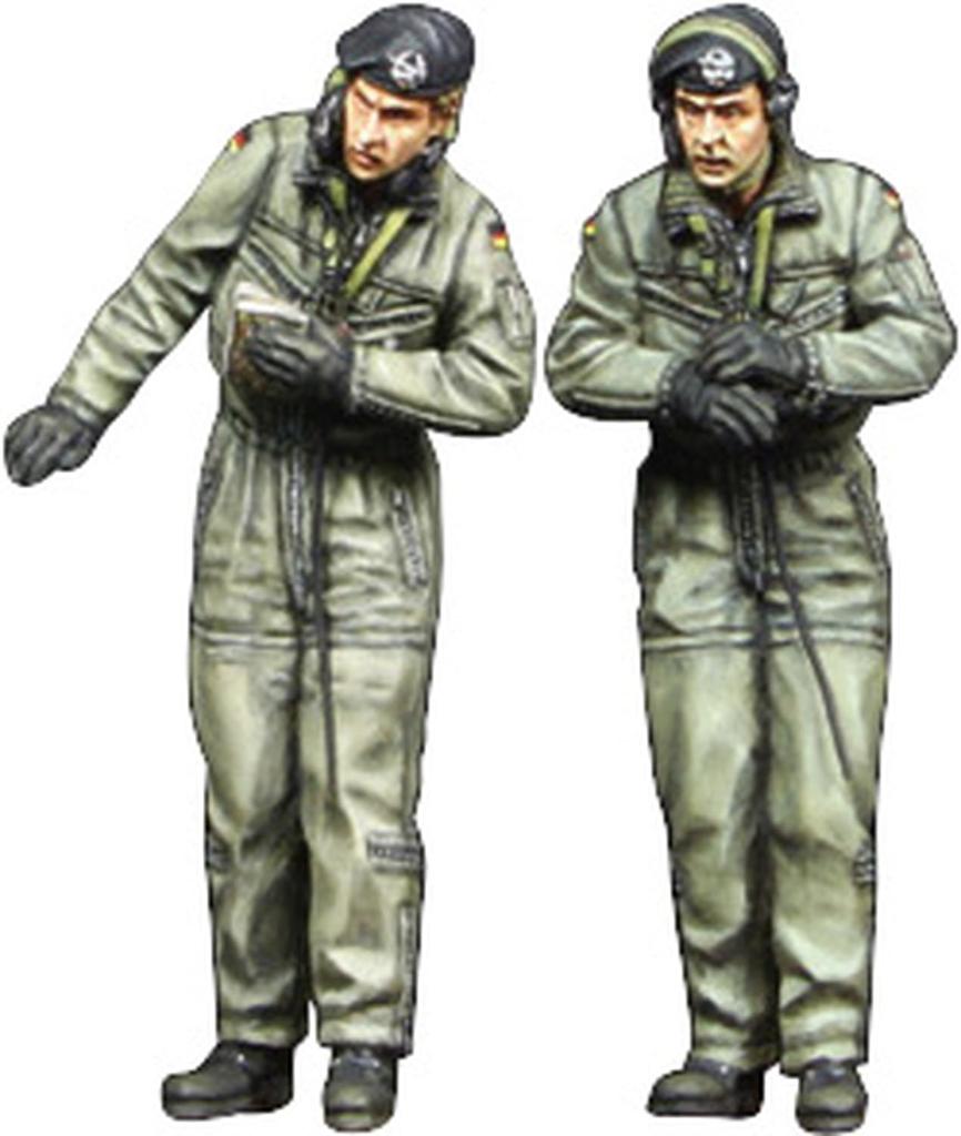 Valkyrie Miniature Modern West German Tank Crew Set 2 1 Bust Resin Kit VM35006 1/35 1970-80s Figures,