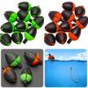 10Pcs High Buoyancy Fishing Floats Compact Pike Floats Adjustable Fishing Buoy Fishing Floats Bobbers for Sea/Boat Fishing