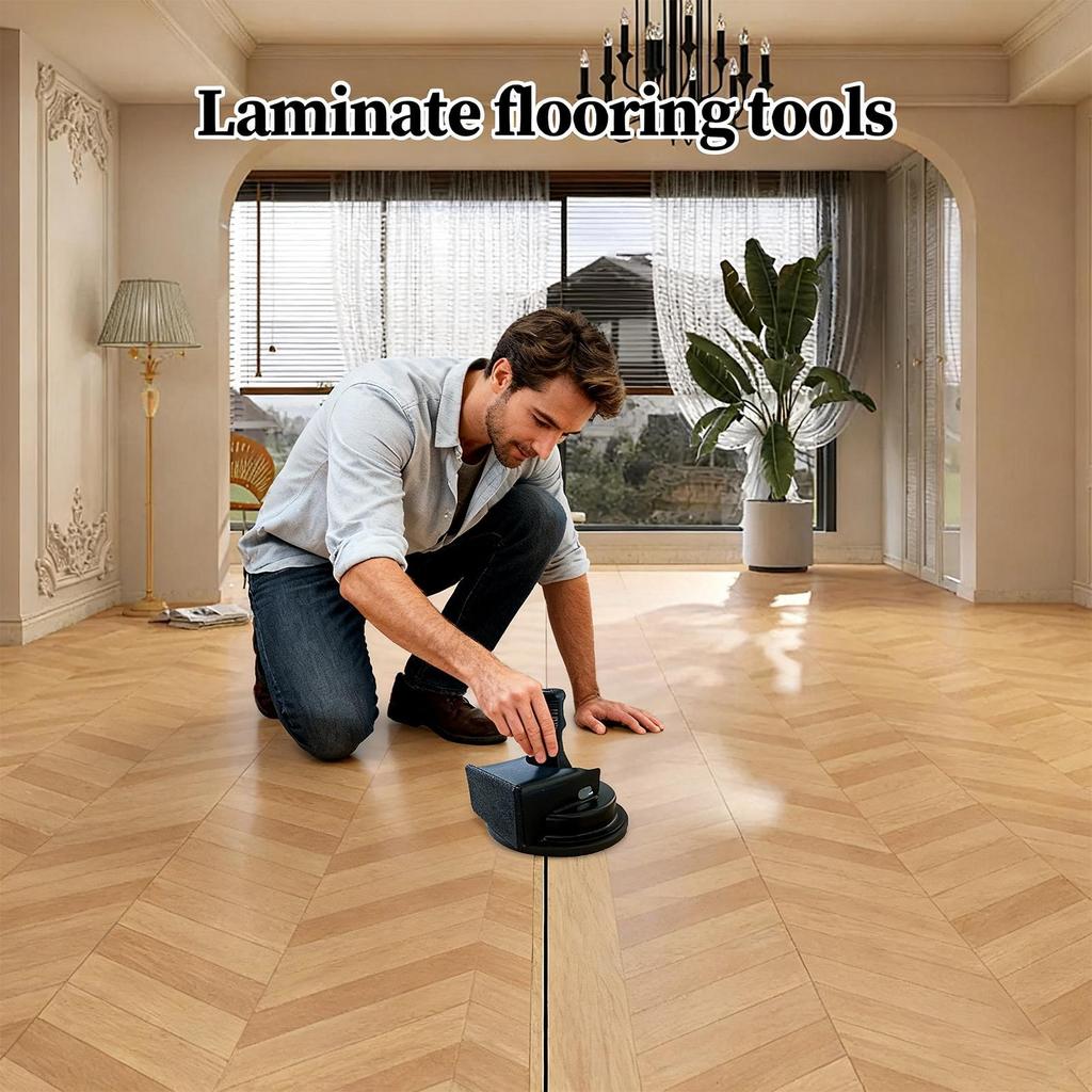 Laminate Floor Suction Cup Tool Ergonomic Grip Fixer Laminate Floor Tools for Crevice Repair Baseboard Hardwood Carpentry Paver