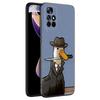 Новый забавный черный силиконовый чехол для телефона Duck Goose для Xiaomi Redmi Note 10 11 11S 12 13 4G 8 9 11T Pro 5G Plus 8T 9S 10S 12S