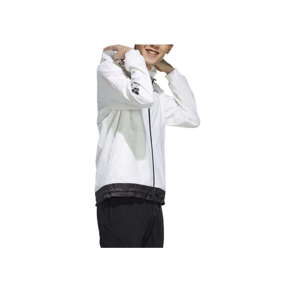 Adidas Neo Mickey Casual Sports Hooded Jacket Men Jackets White EI4535