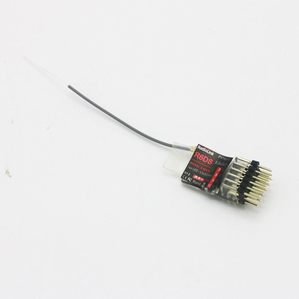5 шт./лот RadioLink R6DS 2.4G 6CH приемник для AT9 AT10 передатчик поддержка PPM SBUS