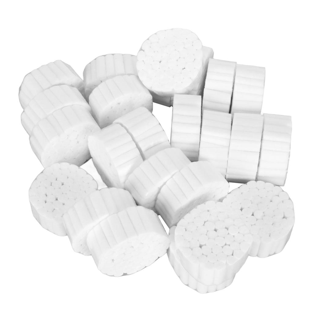 1000Pcs Cotton Rolls Dental High Absorbent Soft Comfortable Nose Bleed Plug with 20 Clips for Kids Adults Nosebleed