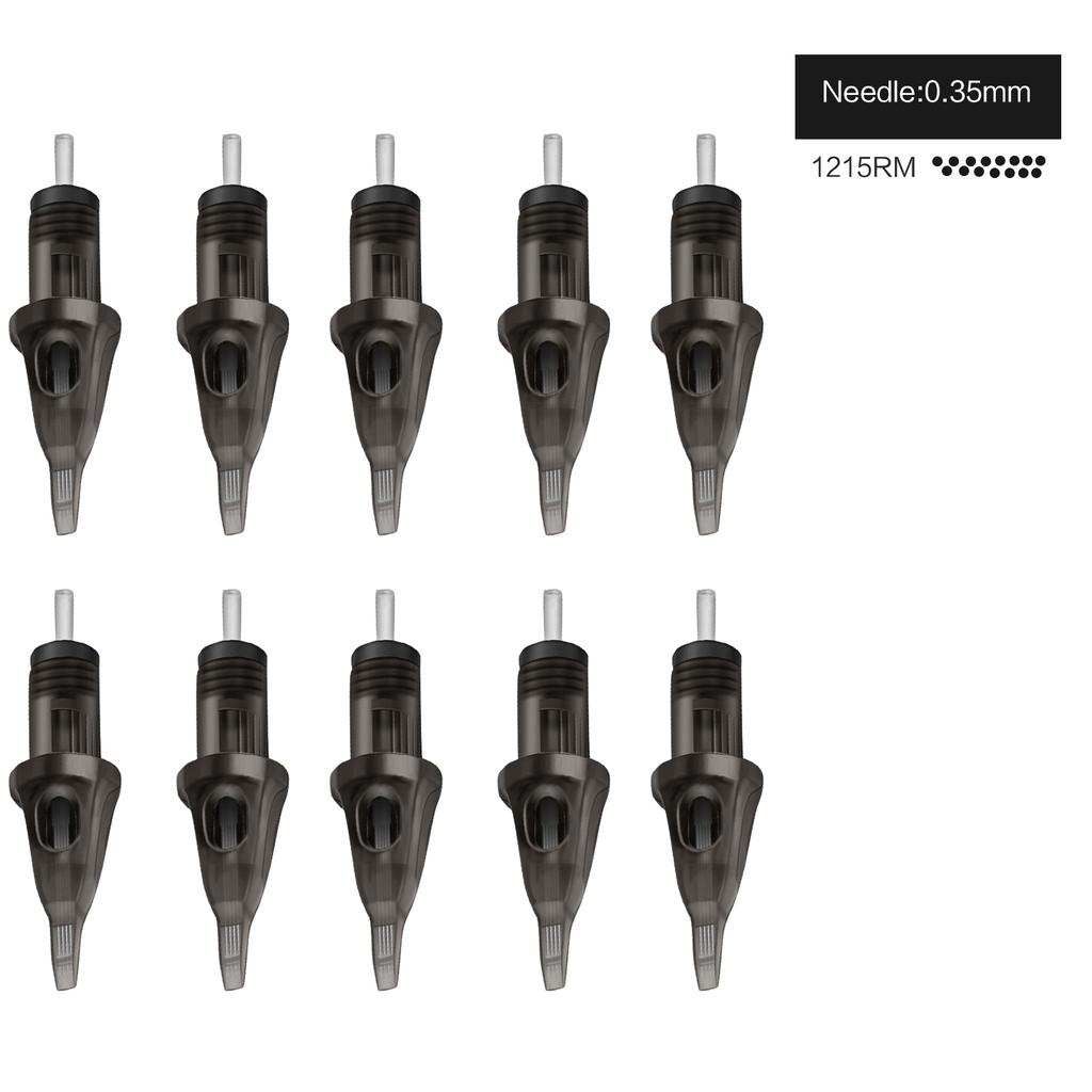 10 шт. иглы для картриджей для татуировки, профессиональные одноразовые полуперманентные иглы для макияжа бровей и губ для тату-машинки