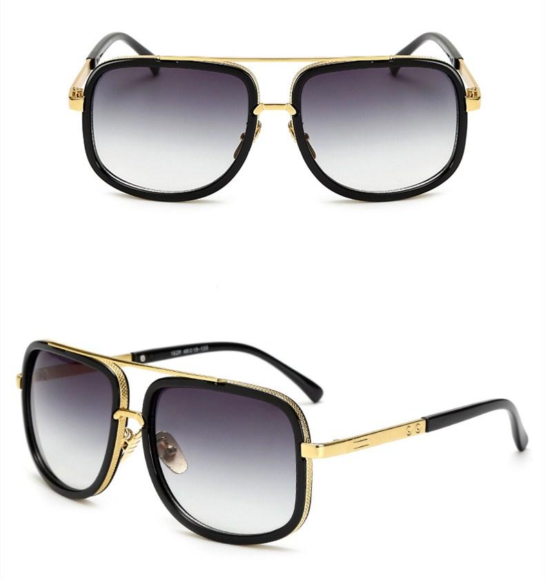 Retro Fashion Metal Leg Sunglasses for Outdoor Wear