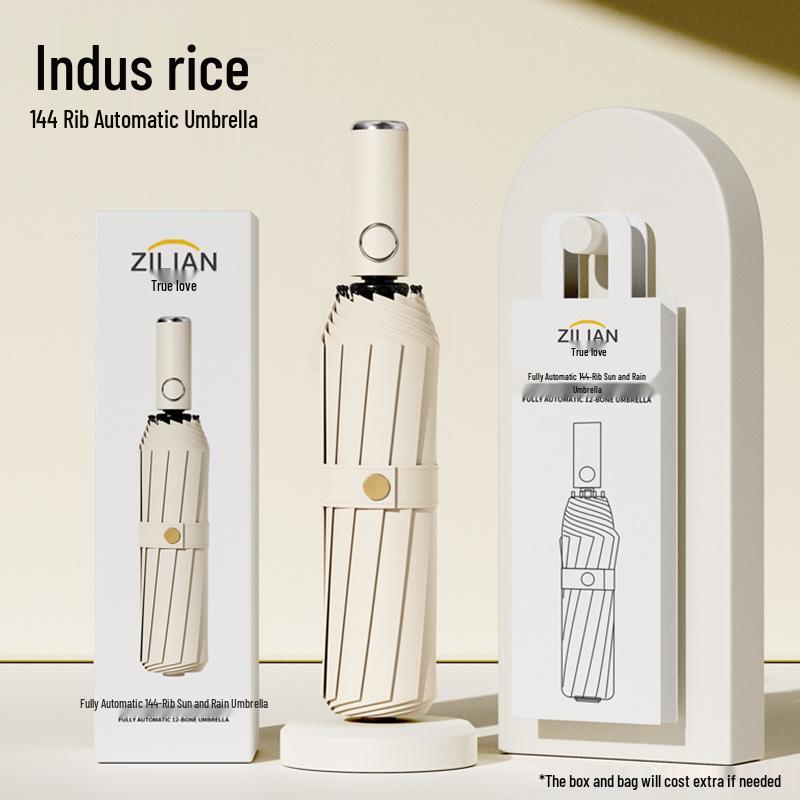 Очень большой складной зонт двойного назначения, автоматическое открытие, усиленный для дождя и солнца, защита от УФ-лучей, солнцезащитный козырек для женщин и мужчин