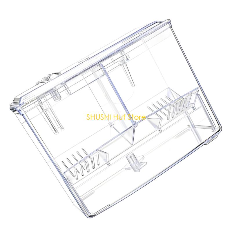 Fish Breeding Box Aquarium Hatchery Incubator Box External Mount for Newborns D57B