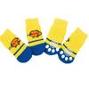 Cute Soft Anti slip Cartoon Freeze-proofing Puppy Socks Pet Foot Cover Dog Paw Protectors Cat Socks