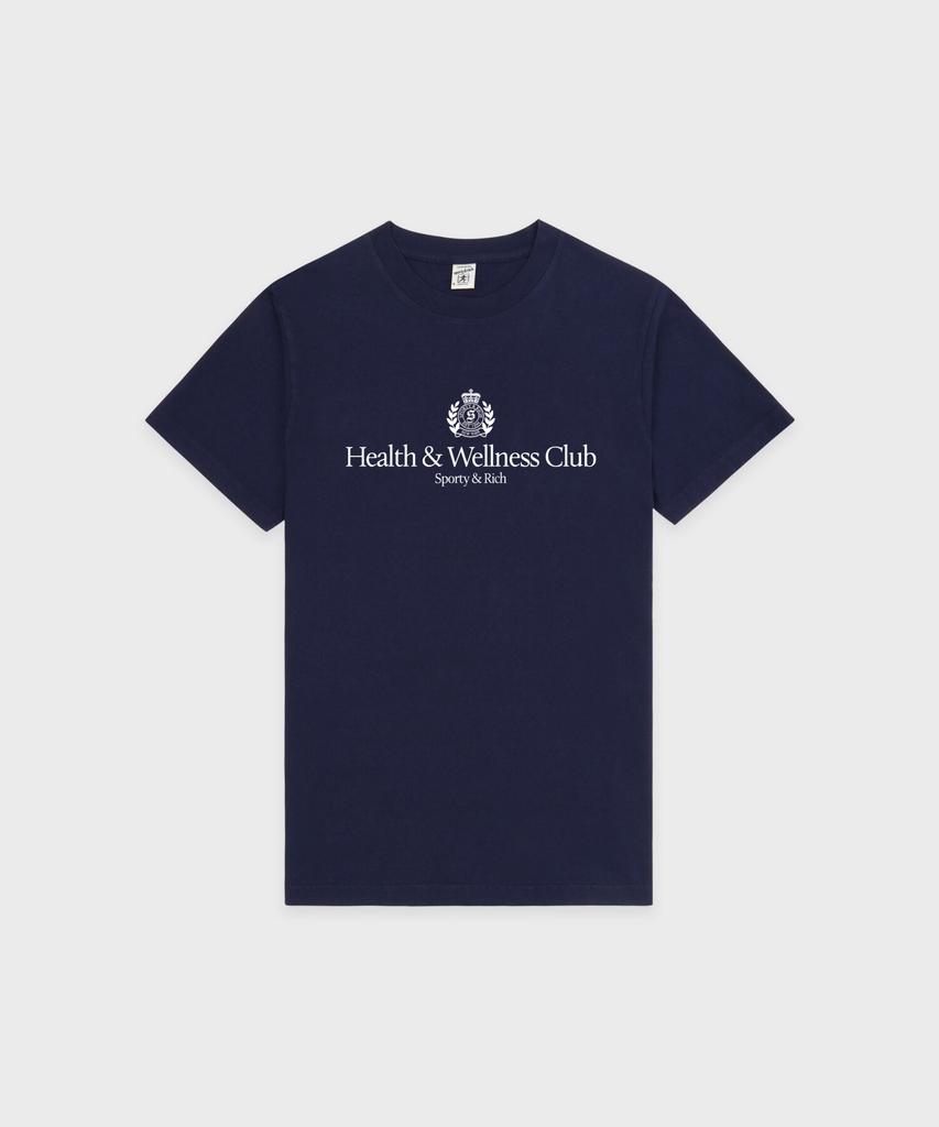 Унисекс футболка SPORTY&RICH H&W Crest - Темно-синий R265Aut016