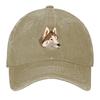 2026 Коричневая Сибирская Хаски Бейсболка Кепка- snapback Индивидуальная Кепка Индивидуальная Шляпа Кепка-тракер Для Гольфа Женская Мужская