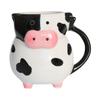 Керамическая кружка для чая в виде коровы, многофункциональная декоративная кофейная чашка объемом 20 унций