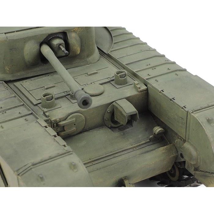 Tamiya 1/35 Military Miniature Series No.100 British Churchill Crocodile Tank Plastic Model 35100. 22.8cm length, 7.8cm width, 9.28cm
