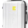 TRAVILL Monoban Moor Travel Suitcase Hard Suitcase Cream White 20-Inch