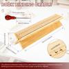 Book Binding Cradle Kit with Piercing Guide and Awl Wood Bookbinding Punching Cradle Journal Photo Album DIY Crafts Binding Tool