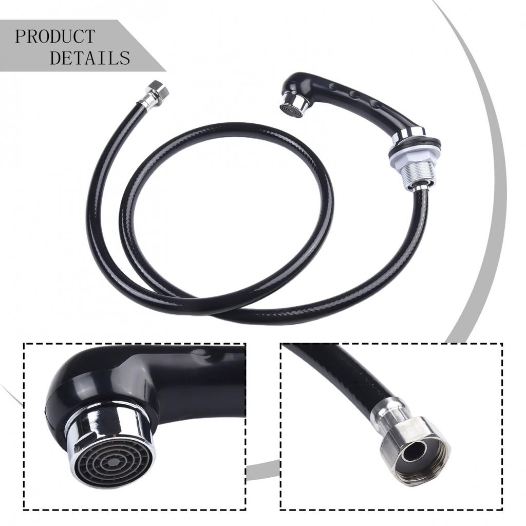 Black Shower Head & Hose Non-pressurized Anti-corrosion