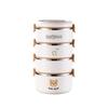 Stainless Steel Insulated Lunch Box Adults Kids - Round Multi-Layer Bento Container With Lid Utensils