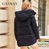 Gasman 2023 New Coats Women Winter Down Jacket Classic Design Zipper Fleece Pocket Female Elegant Parkas  83284