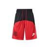 Nike Color-Block Logo Drawstring Shorts Men Bottoms Black Red DQ5827-011