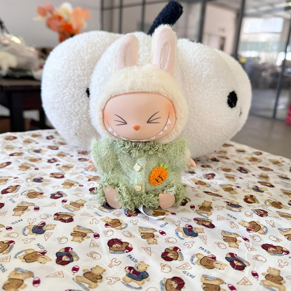 Для 17 см Кукольная одежда Лабубу Модная одежда Толстовки Кукольная одежда Цветовые толстовки Кукольные аксессуары Милые украшения Маленькая одежда