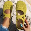 Ballet-style Flat Casual Walking Shoes Spring/autumn New Round-toe Knitted Casual Comfortable Flat Shoes for Women
