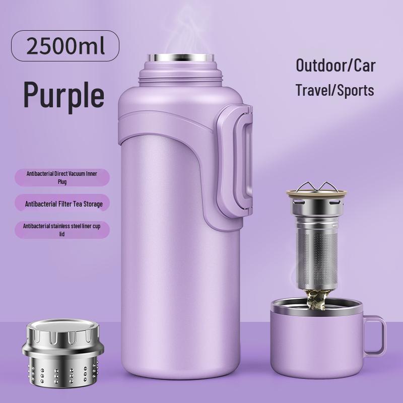 316 Stainless Steel Large Capacity Insulated Thermos Flask for Outdoor, Sports, and Household Use