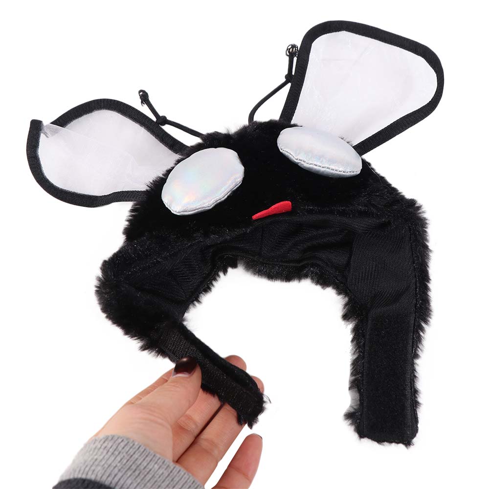 Practical Cute Pet Fly Hat Warm Soft Cat Head Cover Noise Protection Cats Cosplay Costume Winter Season