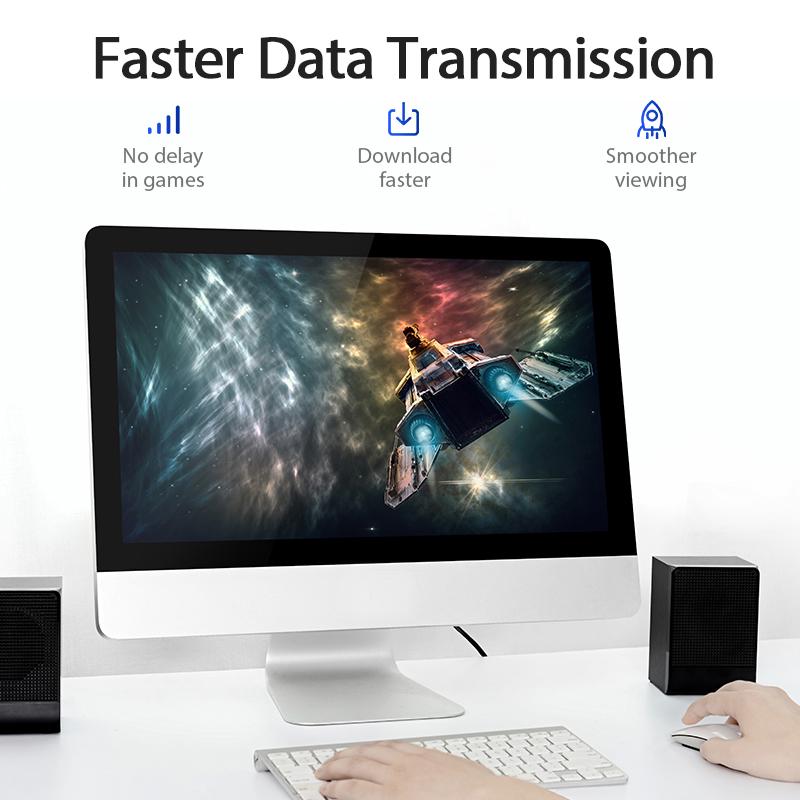 Гибкий патч-кабель Vention Cat-6 Ethernet