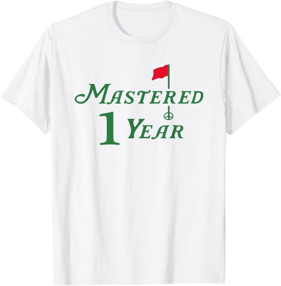 Mastered 1 Year Birthday, Boys Golf, 1st Birthday T-Shirt Unisex T-Shirt