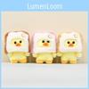 Duck Cute Bread Pendant Cartoon Plush Toy Little Duck Doll Keychain Bag Pendant