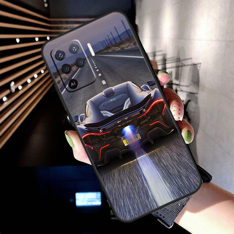 Крутой чехол-спортивная машина для Oppo A74 A54 A94 A80 A60 A40 A18 A38 A58 A78 A98 A96 A76 A16 A15 A17 A57 A77 A5 Pro