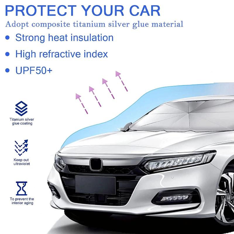 Для BYD Atto 3 Act 3 Tang F3 E6 Dmi Yuan Song plus EV Автомобиль Зонт от солнца на лобовое стекло Передний солнцезащитный козырек Автоаксессуары