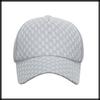Сетчатая кепка в клетку Шляпа для бега на открытом воздухе Женская Мужская CA696 [Белый Клык] (белый)