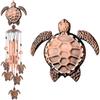 Hot,Brass Sea Turtle Wind  Chimes Windchimes With S Hook Outdoor Patio Decorations Beautiful Home Decor