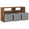 Lowboard with Drawers Reclaimed Wood 72 x 22.5 x 38 cm