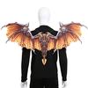 Нетканый материал 3D Панк Крылья Дракона Хэллоуин Тематическая Вечеринка Косплей Костюм Аксессуары Для Взрослых Мужчин Женщин