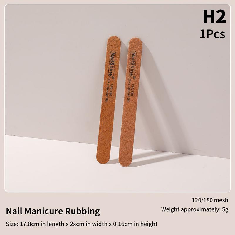1 шт. смешанная губка для ухода за ногтями, наждачная бумага, пилочка для ногтей, двухсторонние полоски, пилочки для маникюра и дизайна ногтей, прочная мойка