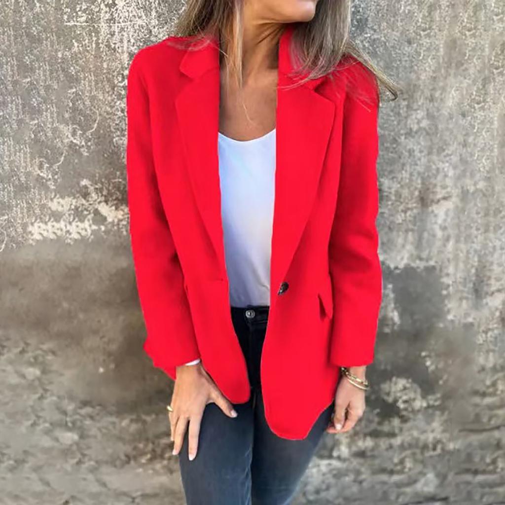 Женская куртка-жакет в клетку на пуговицах с длинным рукавом, осенние наряды