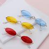 Retro Small Frame Oval Sunglasses UV400 Fashion Design Sun Glasses Summer Vintage Shades Eyeglasses Accessories