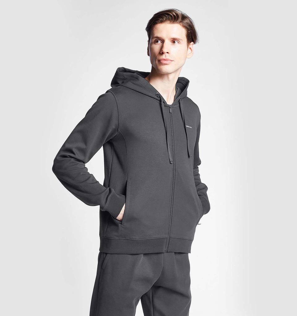 Men's Zippered Hooded Sweatshirt 25S-1241-25B