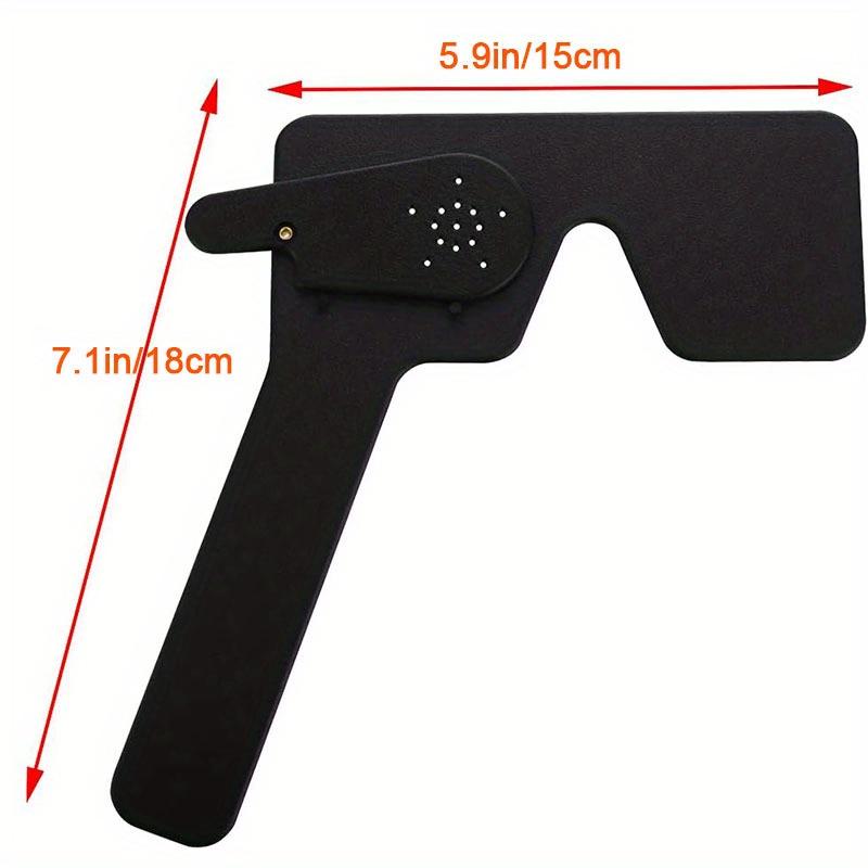 2 шт. офтальмологический окклюдер для глаз для офтальмологов, окулистов и ортоптистов инструмент для проверки зрения (черный)