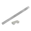 Carbon Steel Ruler Limit Block Measuring Rulers Positioner Adjustable Measuring Marking Gauge Carpentry Scriber Hand Tool