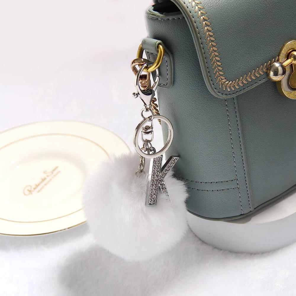 Полиэстер 6 шт. Акриловые белые помпоны Эластичная петля Сумки