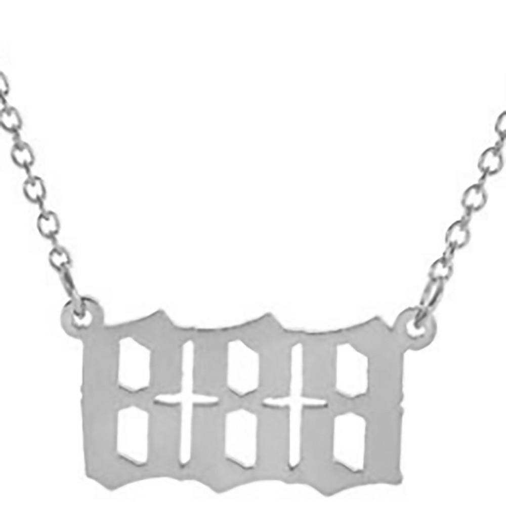 Трендовое европейское ожерелье с уникальным цифровым дизайном, элегантный простой модный аксессуар для женщин