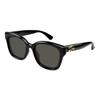 Logo Acetate Square Sunglasses Women’s Black
