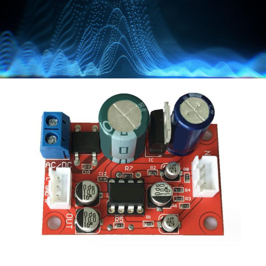 Плата усилителя NE5532, чистый, сильный звуковой выход, модуль предусилителя, плата усилителя звука, постоянный ток 9 В‑24 В