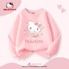 Hello Kitty Girls' Spring Outfit 2026 New Children's Sportswear Spring Tops Girls' Sweatshirts