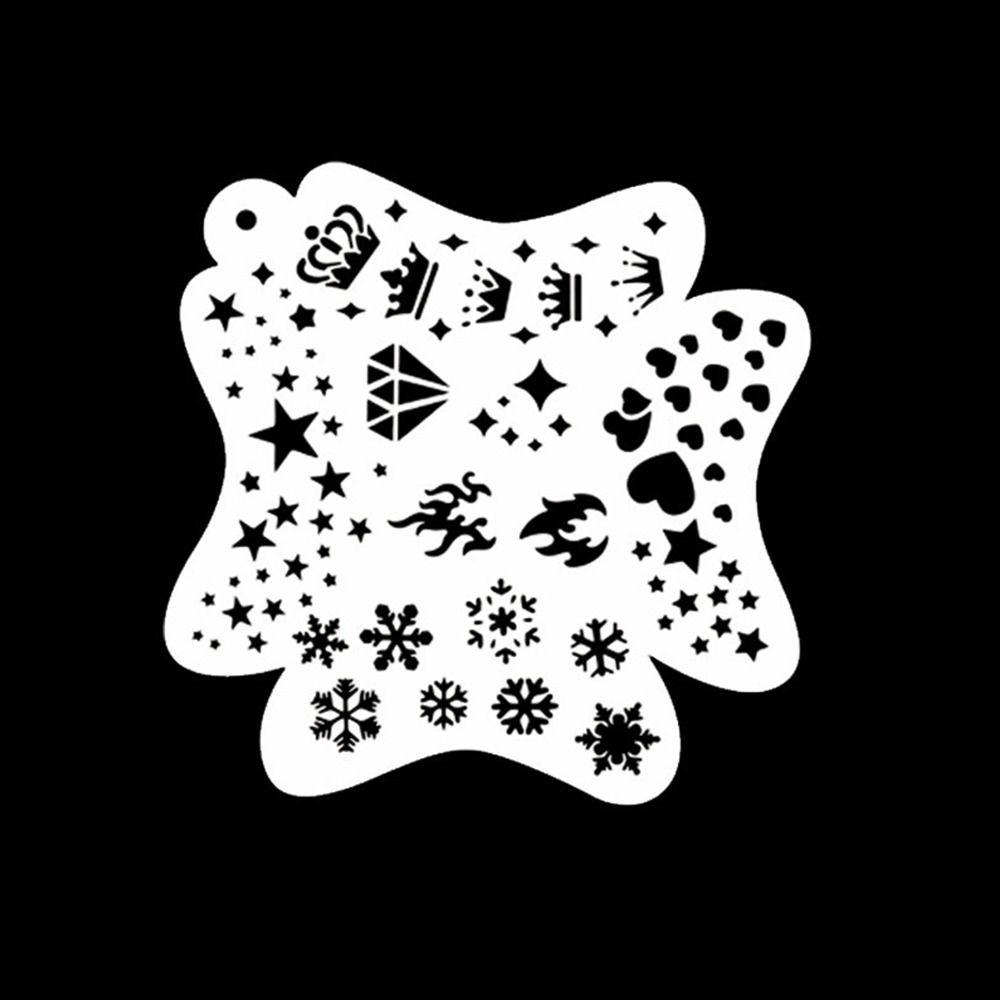 Ручная роспись лица, шаблоны для рисования, многоразовые инструменты для макияжа своими руками, трафареты для рисования боди-арта