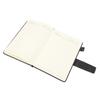 A5 Notebook PU Leather Cover Ribbon Bookmark Ink Proof Thick Paper Ruled Paper Notebook with Pen