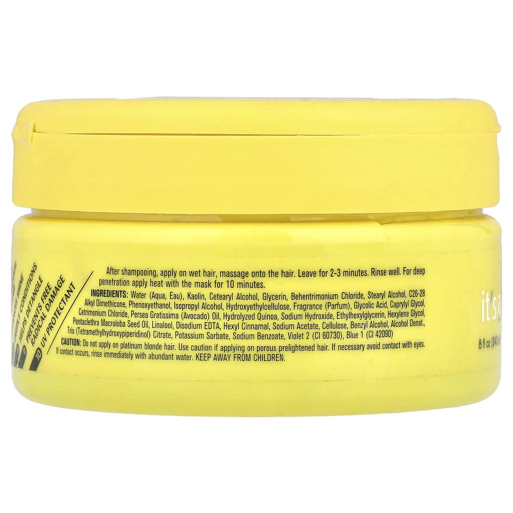 It's A 10 Miracle Clay Hair Mask, For Blondes, 8 Fl Oz (240 Ml)